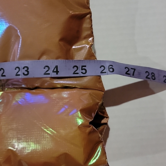 NWT Palmer Iridescent Copper Shine Puffer Coat M - Picture 8 of 16